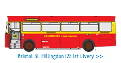 Bristol BL Hillingdon 128 1st Livery