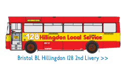 Bristol BL Hillingdon 128 2nd Livery 