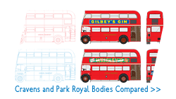 Cravens and Park Royal Bodies Compared