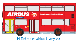 M Metrobus in Airbus Livery