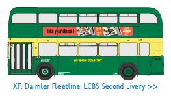 XF: Daimler Fleetline, LCBS 2nd Livery