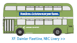 XF: Daimler Fleetline, NBC
