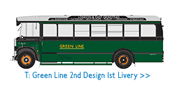 Green Line T-type 2nd design, 1st livery