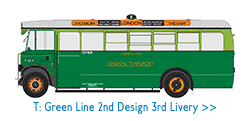 Green Line T-type 2nd design, 3rd livery